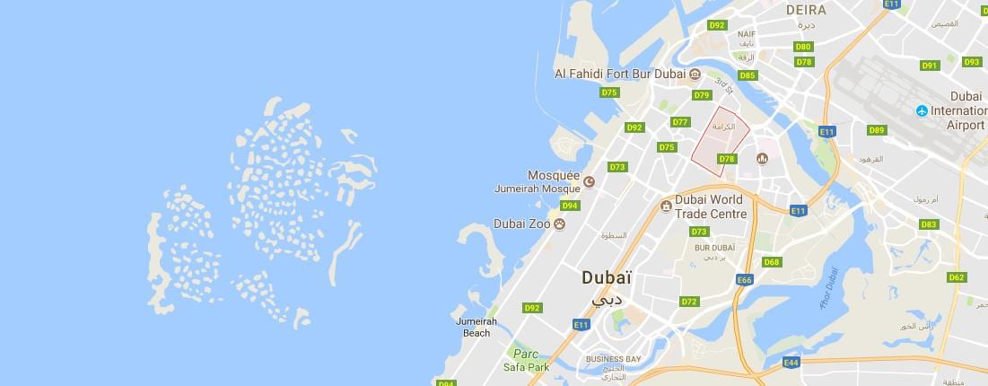 Карама Dubay xəritəsi