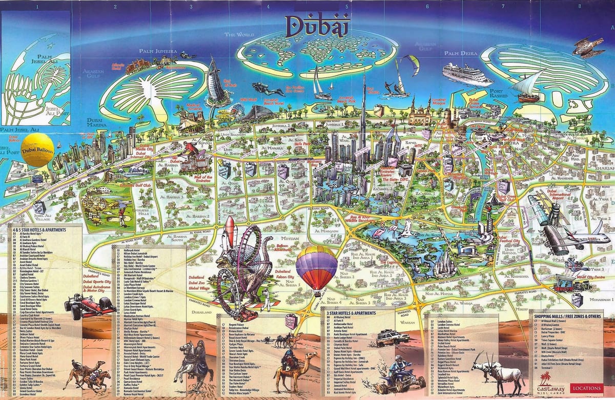 3D xəritə Dubay