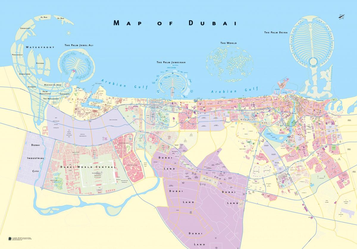 Yol xəritəsi Dubayın