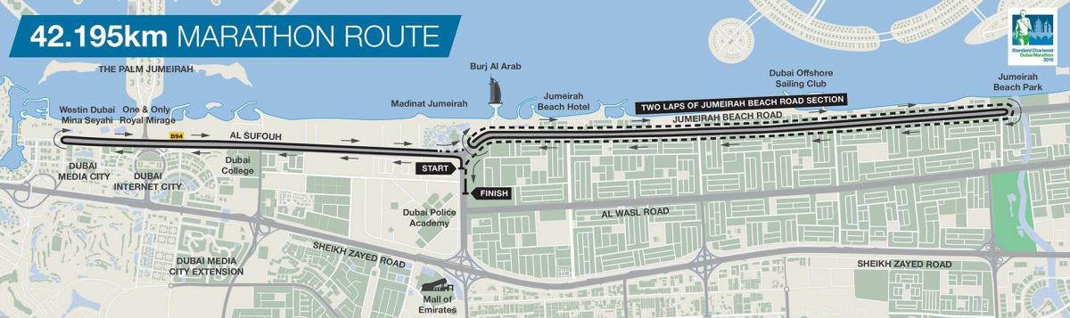 kart Дубайском марафоне