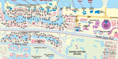 Dubai Marina kart adları ilə ev