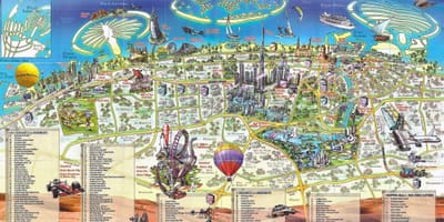 3D xəritə Dubay