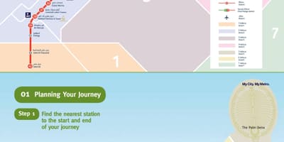 Qatar metro kartında Dubayın