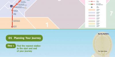 Metro xəritəsi, Dubay